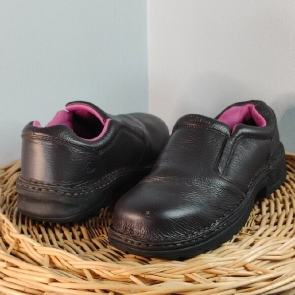 Wolverine Women's Bailey Steel Toe Slip-On 100% Full Grain Leather Safety Shoes - Picture 9 of 14